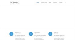 Desktop Screenshot of gemroproducts.com